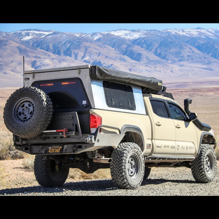 C4 Fabrication Overland Series High Clearance Rear Bumper for Tacoma (2016-2023)