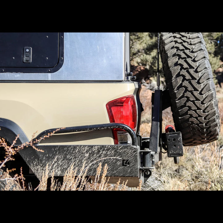 C4 Fabrication Overland Series High Clearance Rear Bumper for Tacoma (2016-2023)