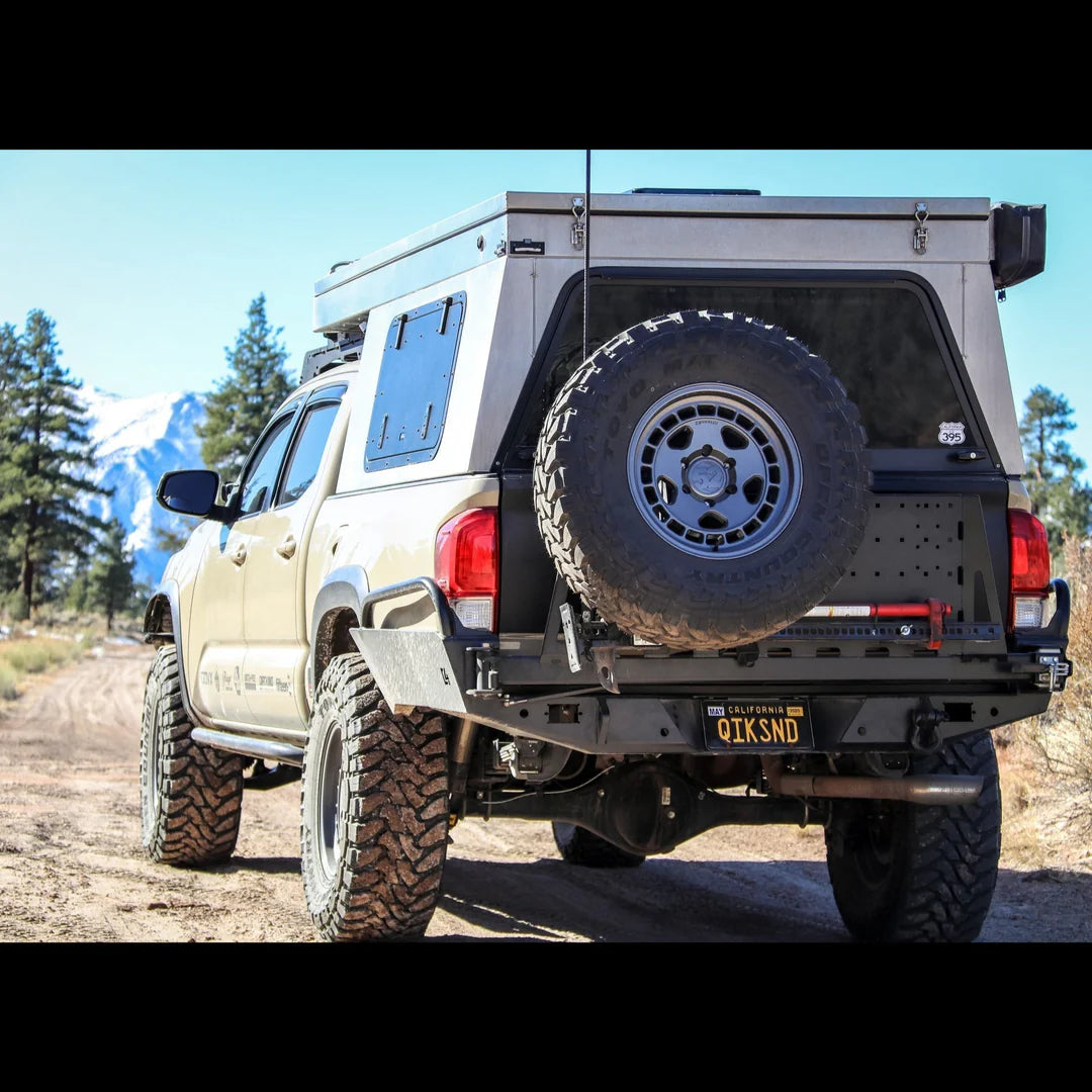 C4 Fabrication Overland Series High Clearance Rear Bumper for Tacoma (2016-2023)