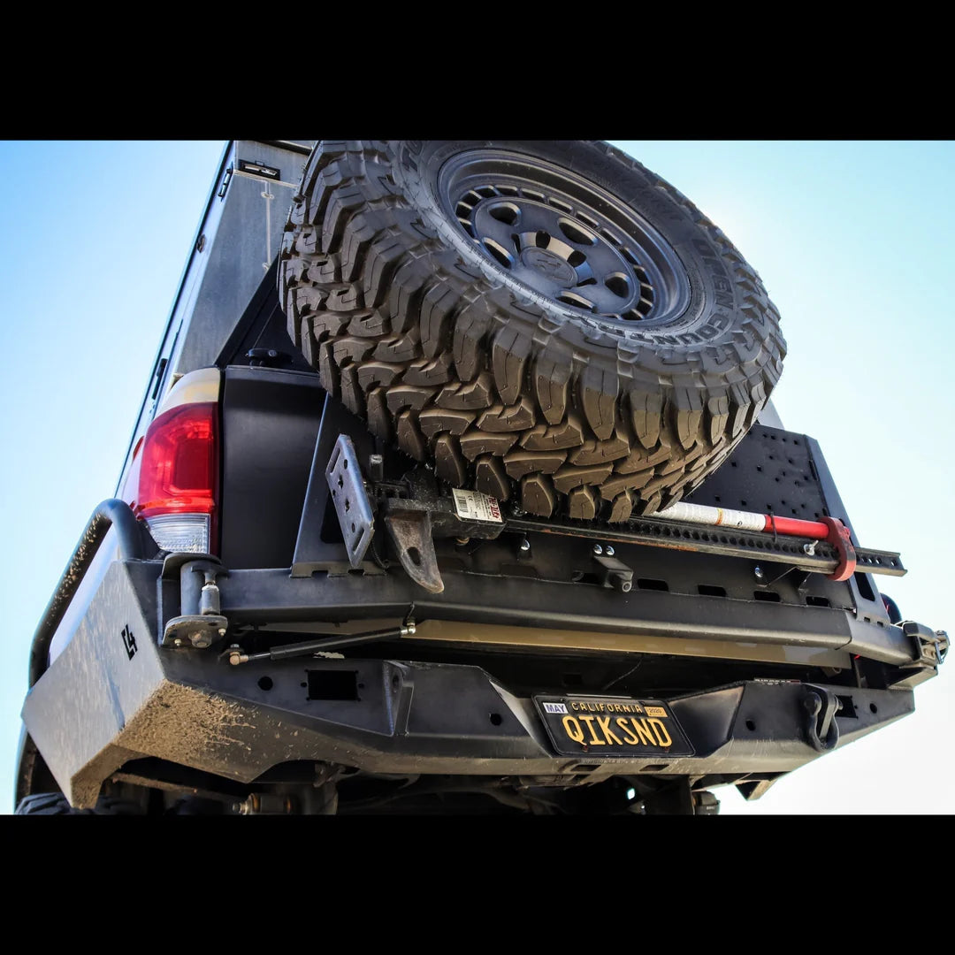 C4 Fabrication Overland Series High Clearance Rear Bumper for Tacoma (2016-2023)