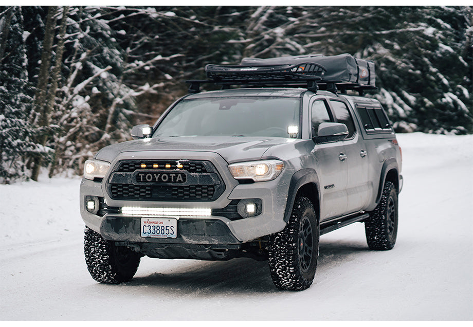 Cali Raised LED Trail Edition Rock Sliders for Tacoma (2005-2023)