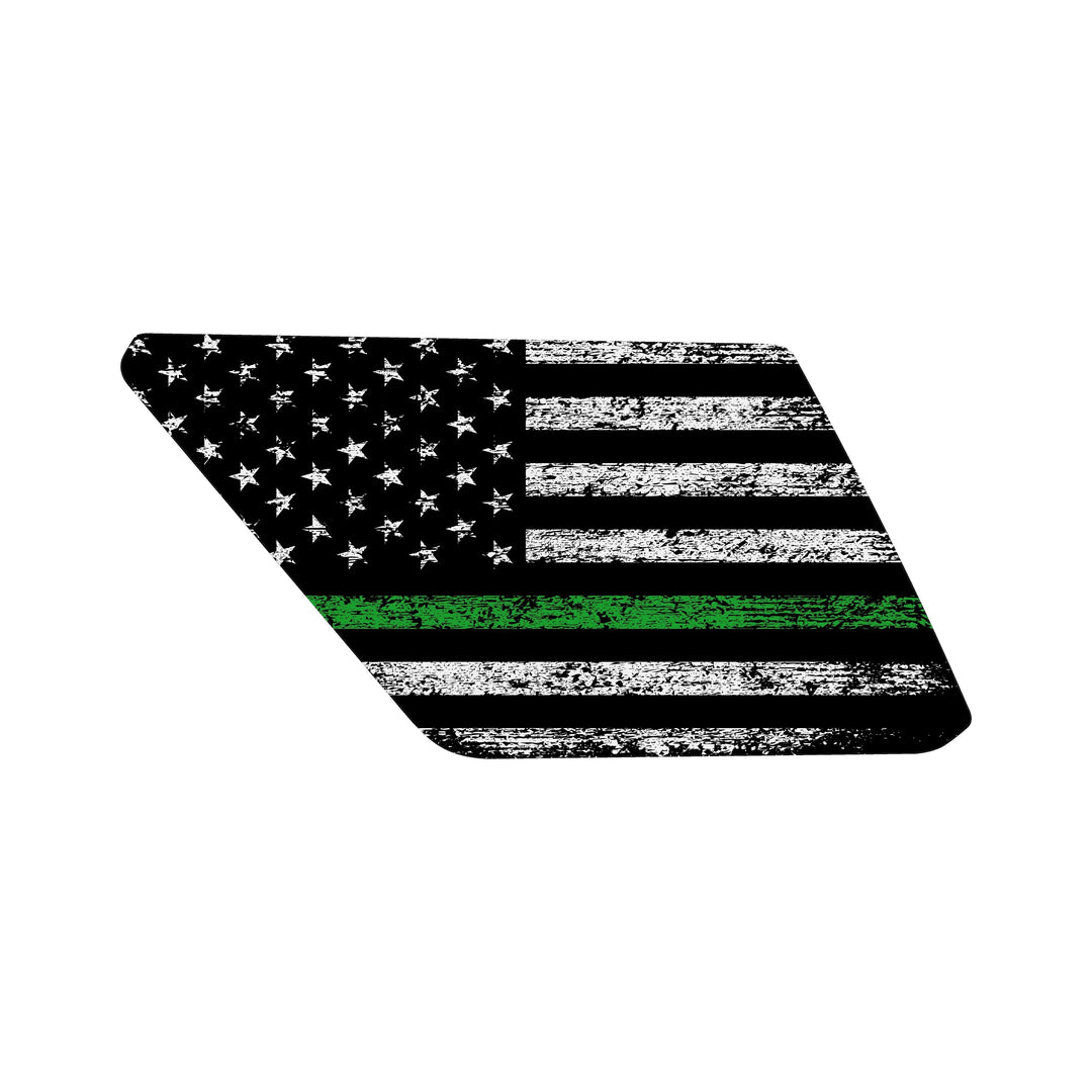 American Flag Rear Window Overlays V2 (Perforated) - 2025+ 4Runner