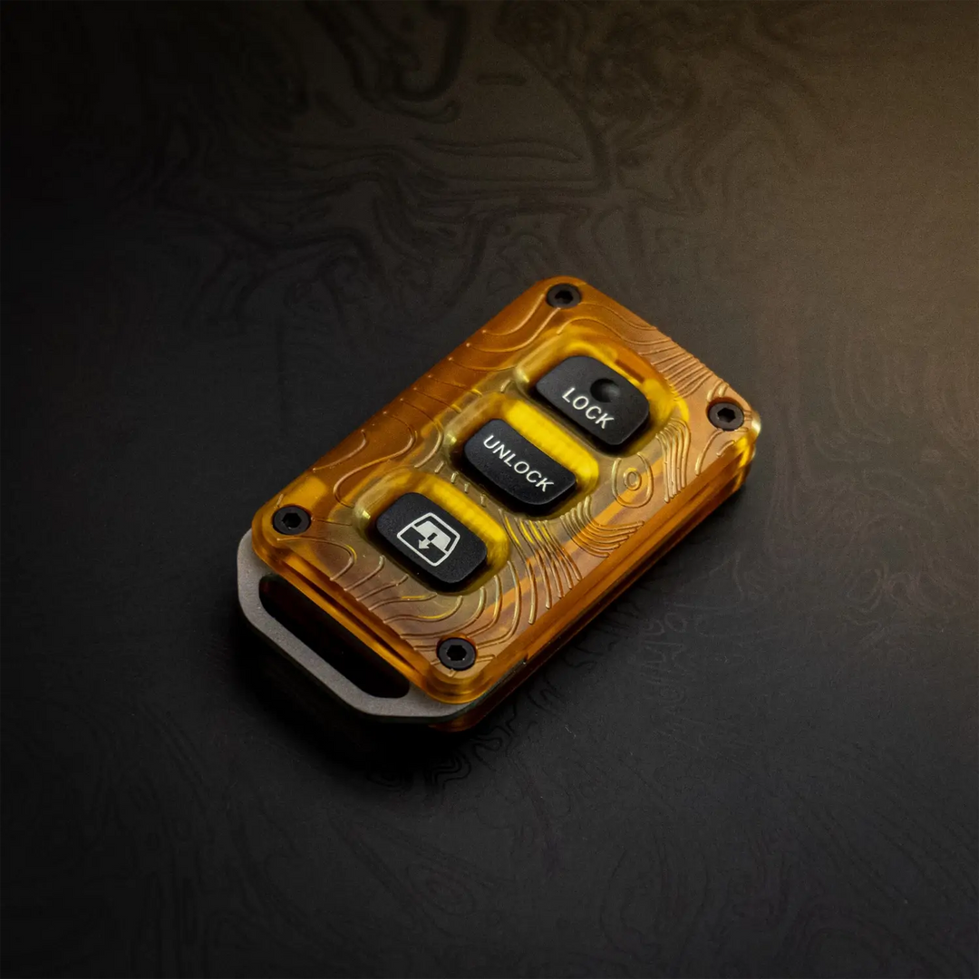 Mace MFG Titanium x Ultem Key Fob Case Topo for 4Runner (1996-2009)/Sequoia (2001-2007)