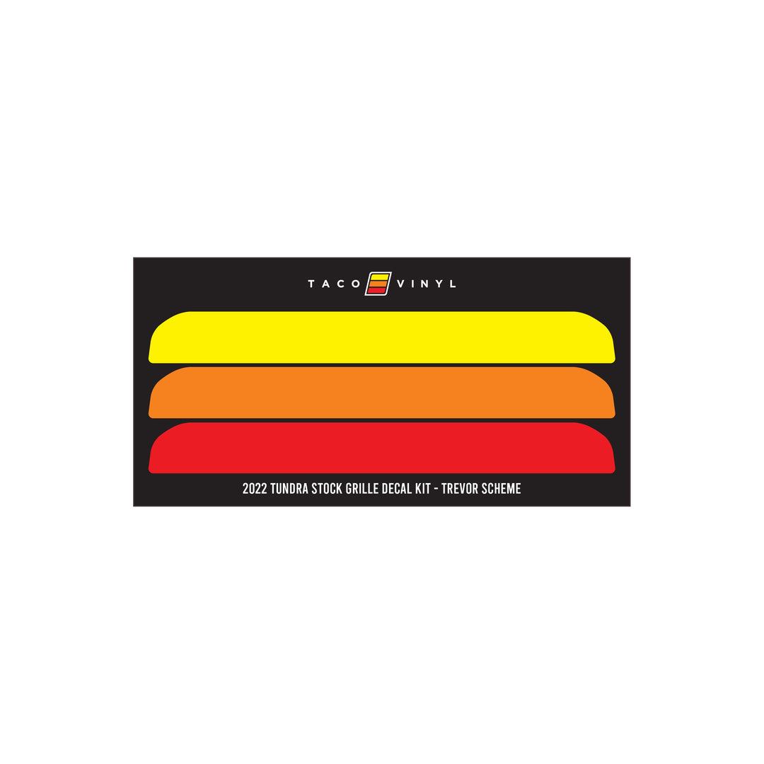 2022+ Tundra Offroad Grille Decal