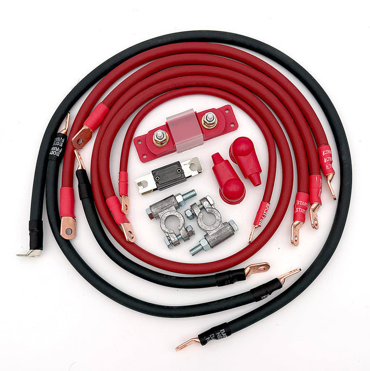 Big7Kits Battery Cable Kit for Toyota LandCruiser FZJ80 (1993-1997)