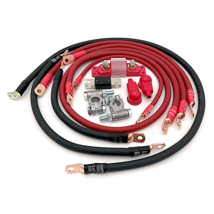 Big7Kits Battery Cable Kit for Toyota LandCruiser FZJ80 (1993-1997)