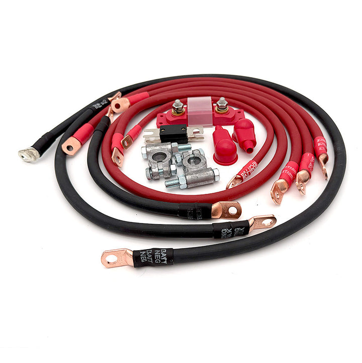 Big7Kits Battery Cable Kit for Toyota LandCruiser FZJ80 (1993-1997)