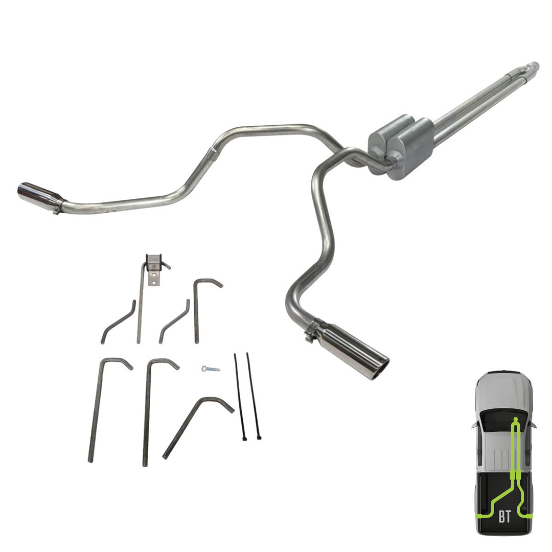 Toyota Tacoma, 1995-2004, V6L, Weld/On - MPI Exhaust Cat-Back Dual Exhaust Kits
