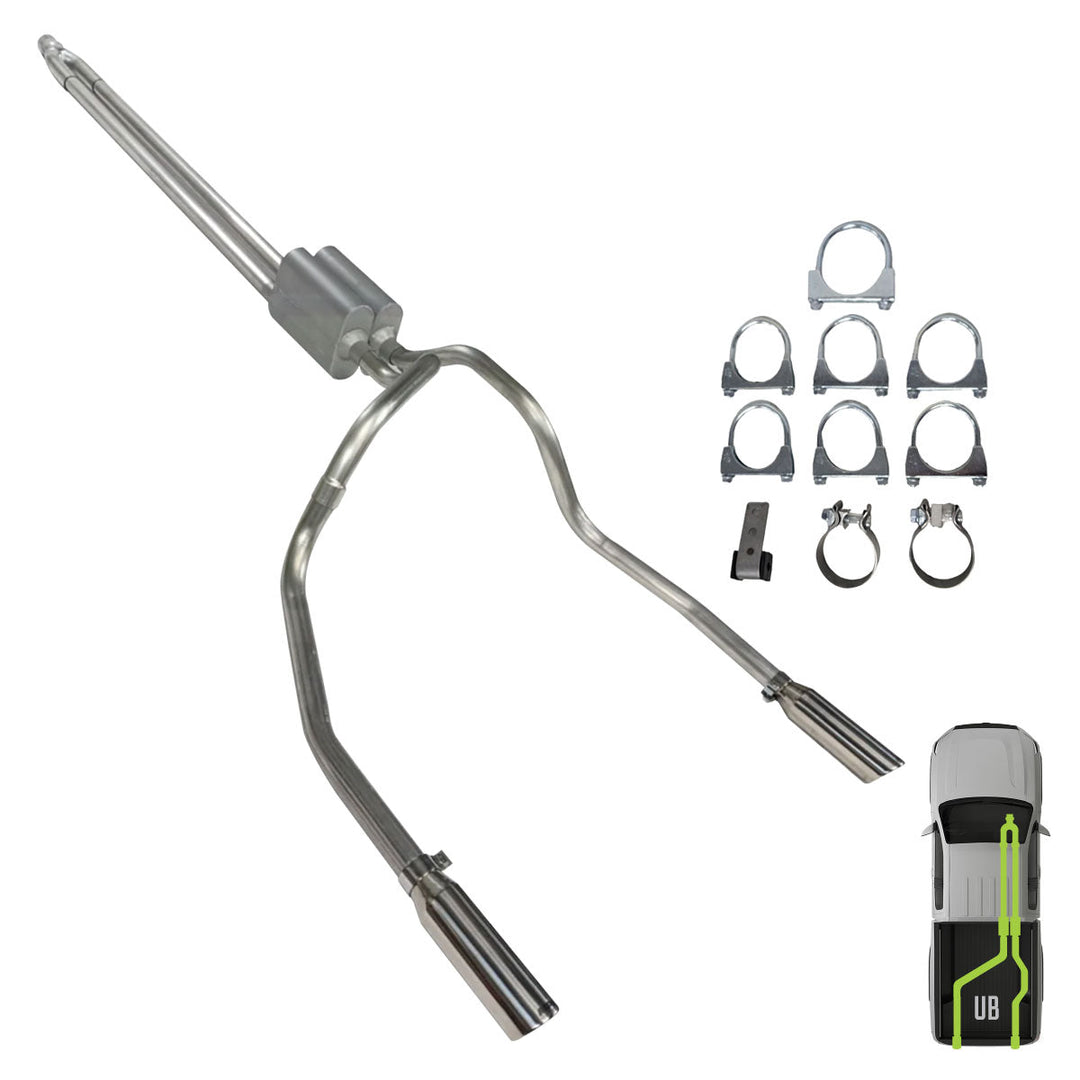 Toyota Tacoma, 2005-2023, V6 , Clamp/On - MPI Exhaust Cat-Back Dual Exhaust Kits