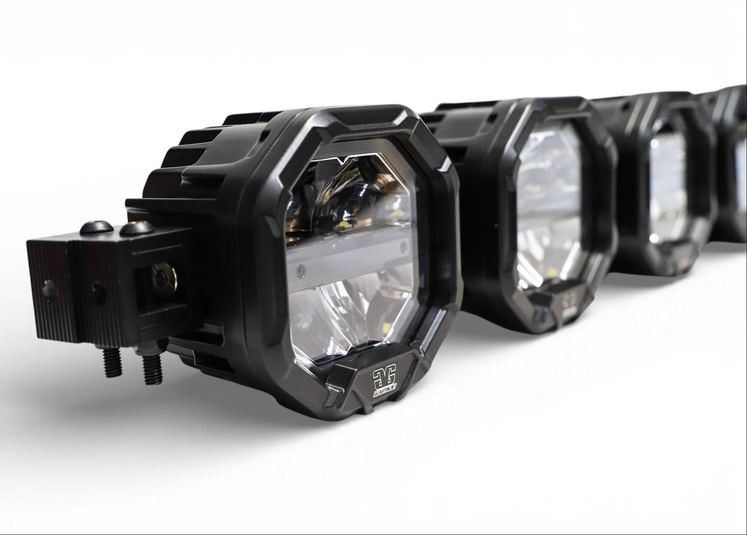 2 Light U-Con Interlocking Off Road LED Pod With Amber or White DRL Running Light