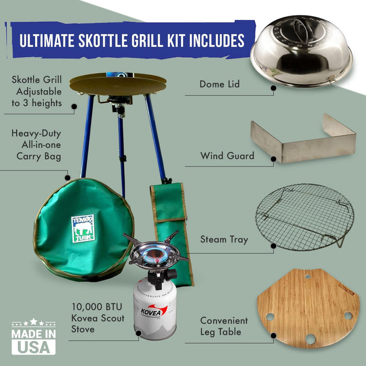 TemboTusk The Ultimate Skottle Grill Kit