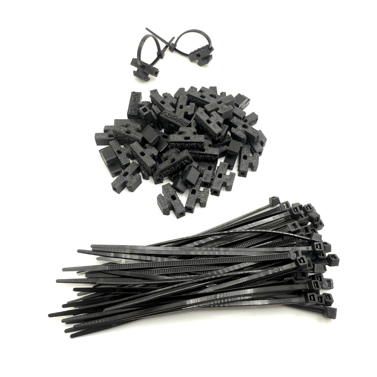 Aspire Auto Accessories Wire Management Zip-Tie Holders for Roof Racks