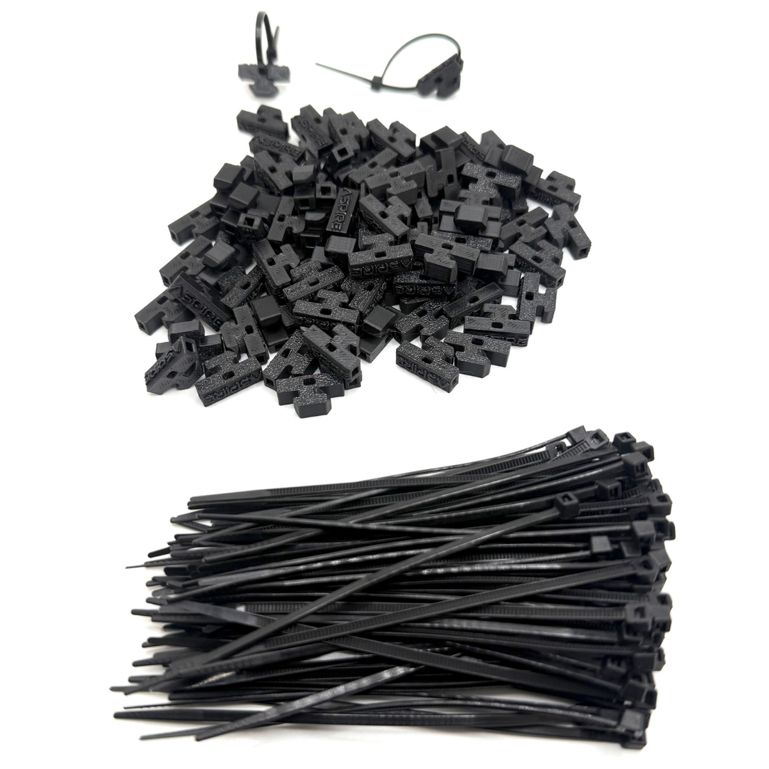 Aspire Wire Management Zip-Tie Holders for Roof Racks