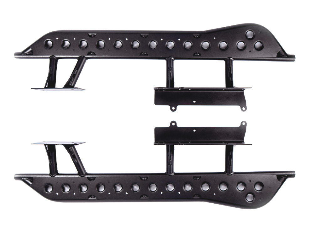 Cali Raised LED Step Edition Bolt On Rock Sliders for 4Runner (2003-2009)