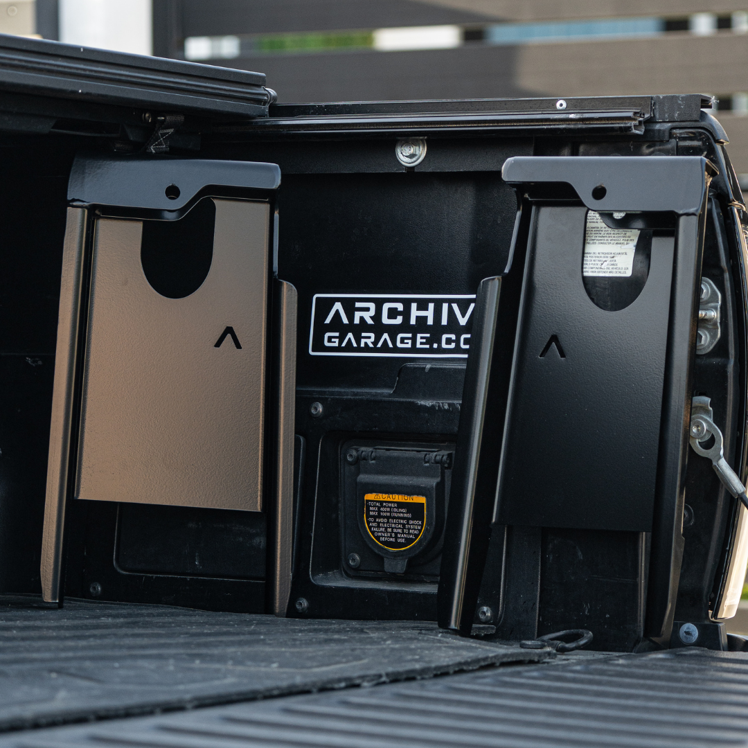 Archive Garage Rear Shock Relocation Towers 2.5 x 12" to 14" Mid Travel for Tacoma (2005-2023)