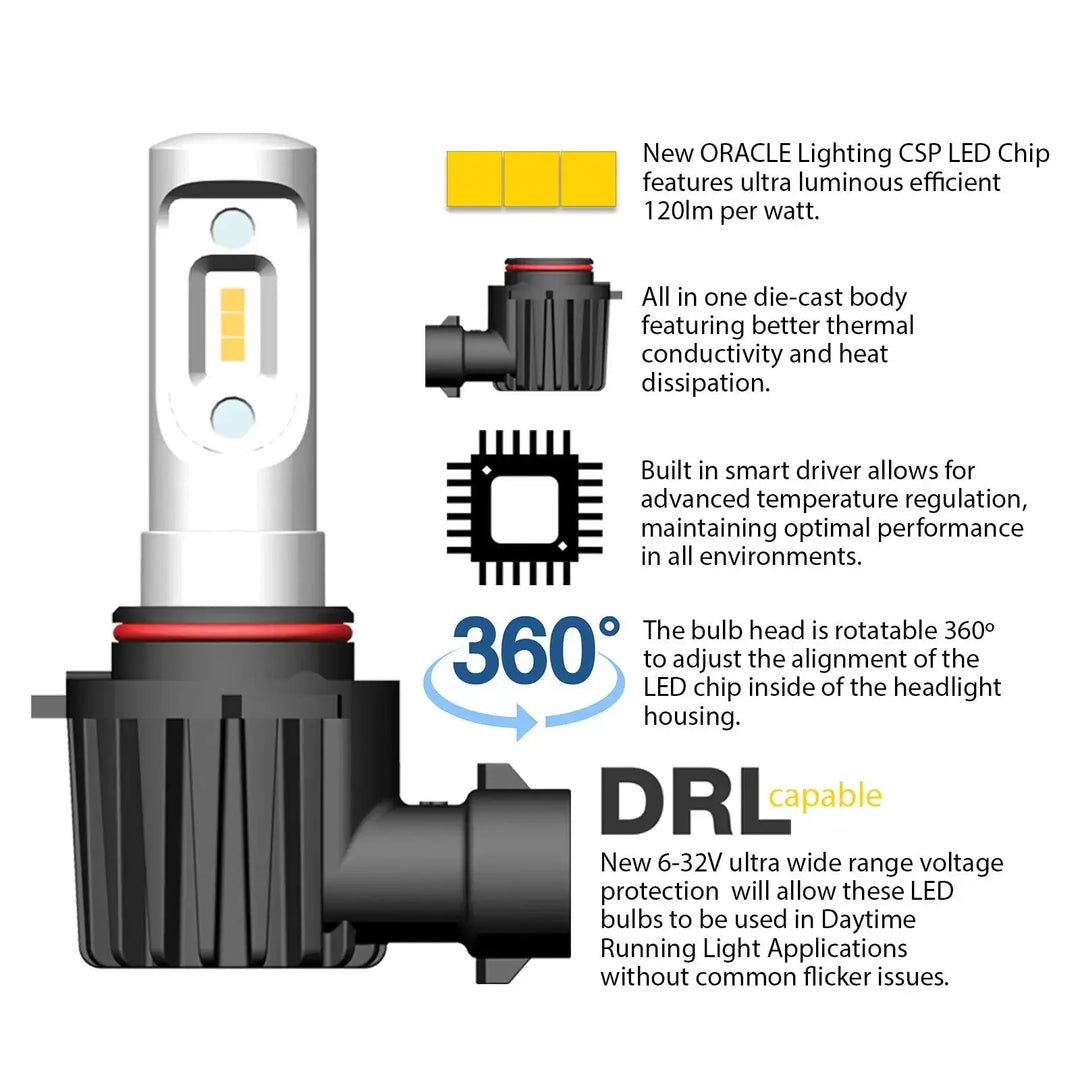 ORACLE Lighting H11 - VSeries LED Light Bulb Conversion Kit (Fog Light)