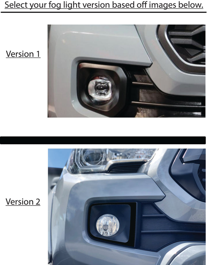 Fog Light Accent Overlays Fits 2016-2023 Toyota Tacoma