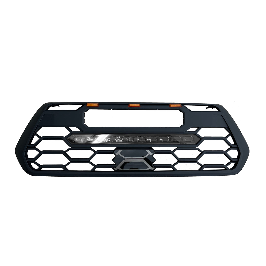 Rave Off Road TRD Pro Style Grille with Integrated Light Bar for Tacoma (2016-2023)