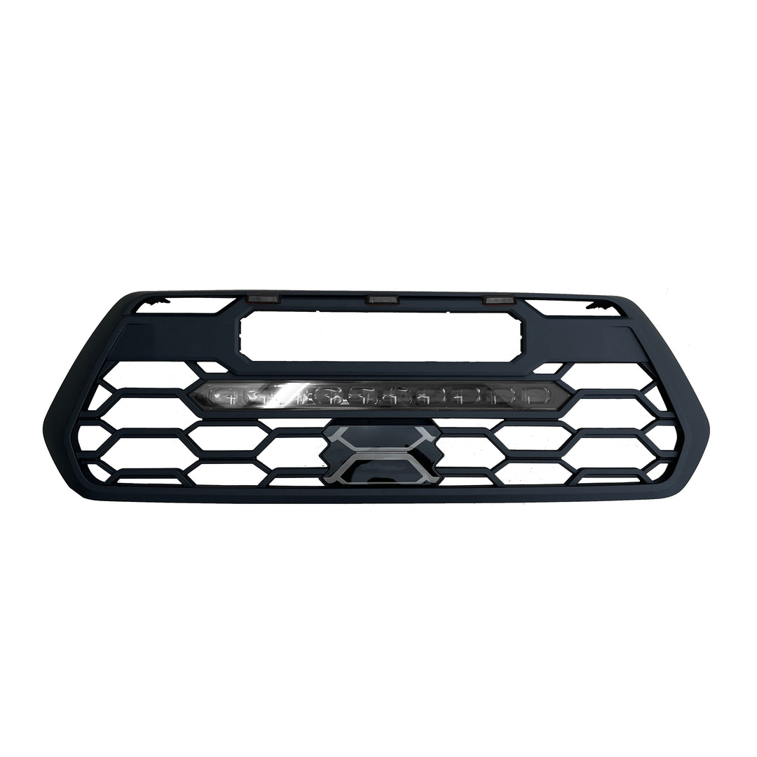 Rave Off Road TRD Pro Style Grille with Integrated Light Bar for Tacoma (2016-2023)