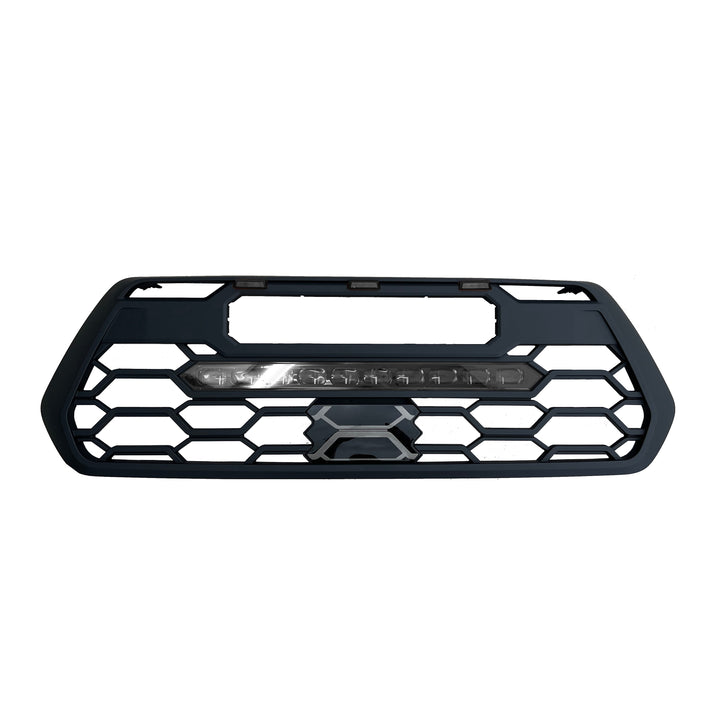 Rave Off Road TRD Pro Style Grille with Integrated Light Bar for Tacoma (2016-2023)