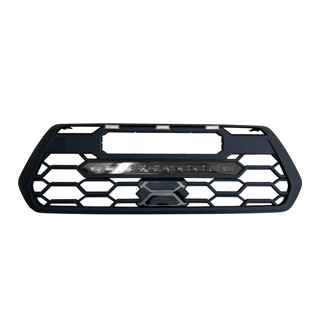 Rave Off Road TRD Pro Style Grille with Integrated Light Bar for Tacoma (2016-2023)