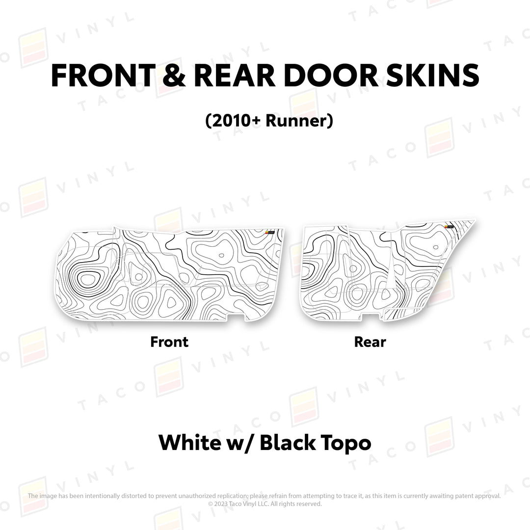 2010-24 4Runner Door Skins (Lower Section)