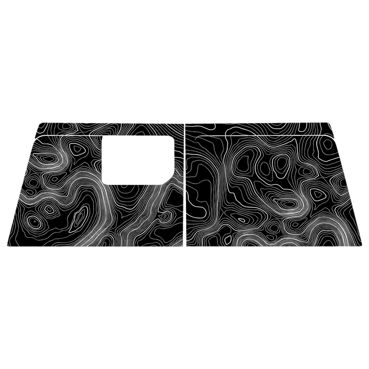 Topographic Map Premium Print Vinyl Rolls (3' or 6') - Matte Finish