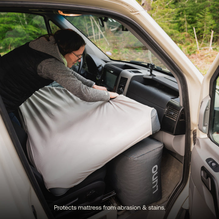 Luno® AIR Van Front Cab Mattress Fitted Sheet.