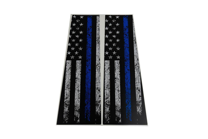 American Flag B Pillar Overlays - 2024+ Tacoma Double Cab / 2025+ 4Runner