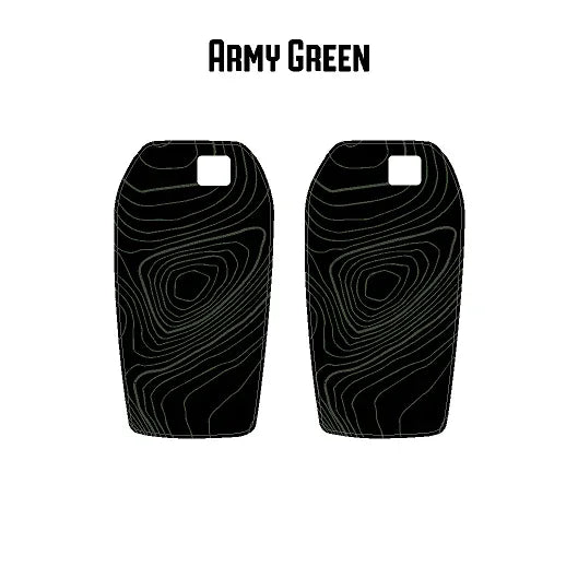 Topographic Key Fob Overlays - 2024+ Tacoma / 2025+ 4Runner