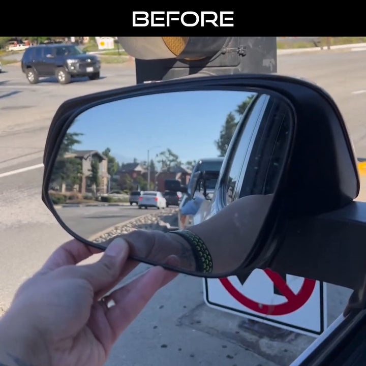 Aspire Auto Accessories Upgraded Wide View Side Mirrors for 16-26 Tacoma | 14-26 4Runner| 19-25 Rav4