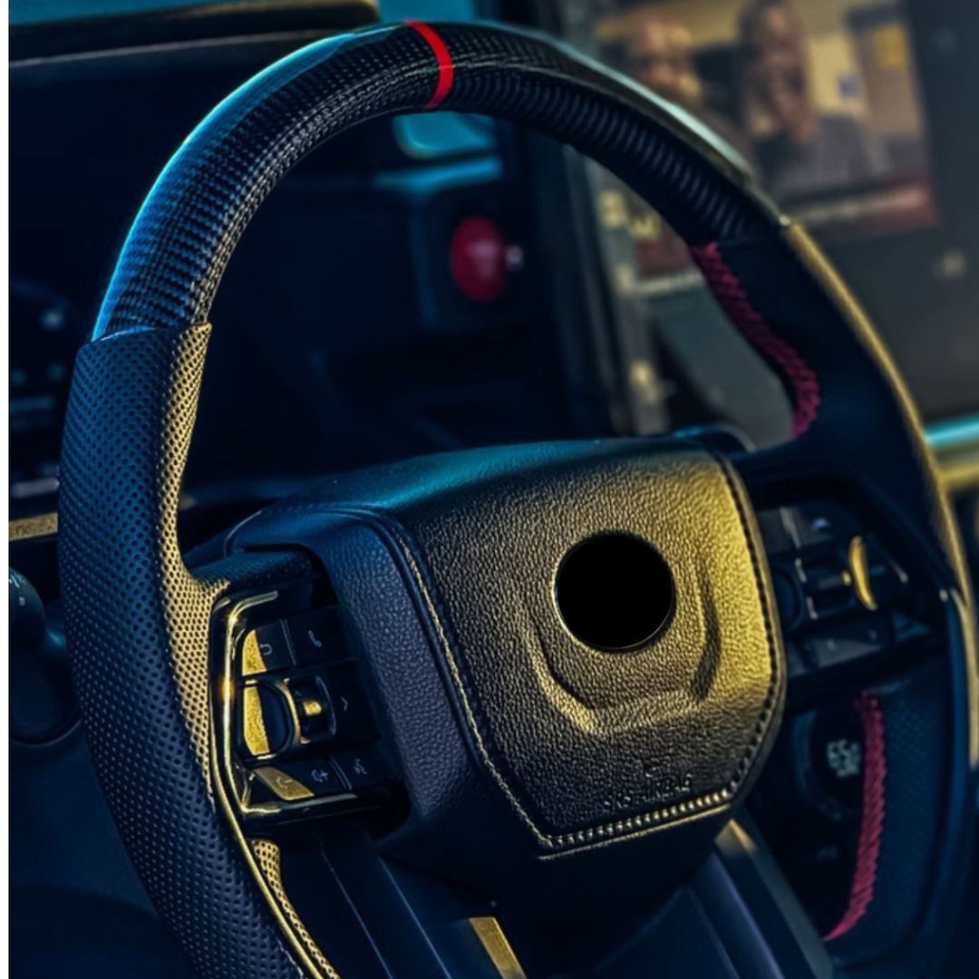 Aspire Auto Accessories Carbon Fiber Steering Wheel for Tacoma (2024-2025) /Tundra (2022-2025)