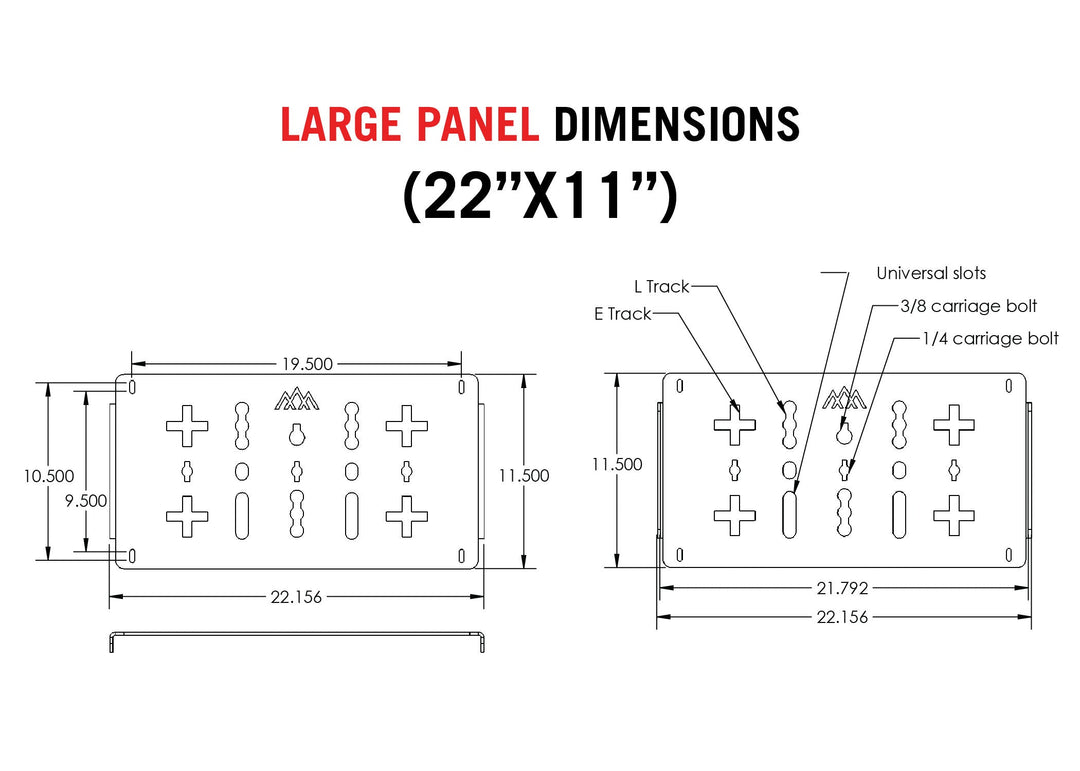 Backwoods Adventure Mods DRIFTR Roof Rack Deck Accessory Panels