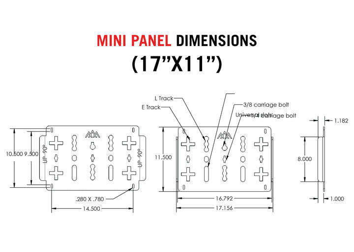 Backwoods Adventure Mods DRIFTR Roof Rack Deck Accessory Panels
