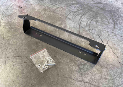 Backwoods Adventure Mods Flip Up Front License Plate Holder - Hawse Fairlead