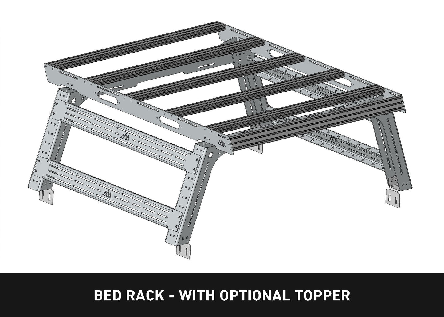 Backwoods Adventure Mods Overland Bed Rack for Tacoma (2005-2025)