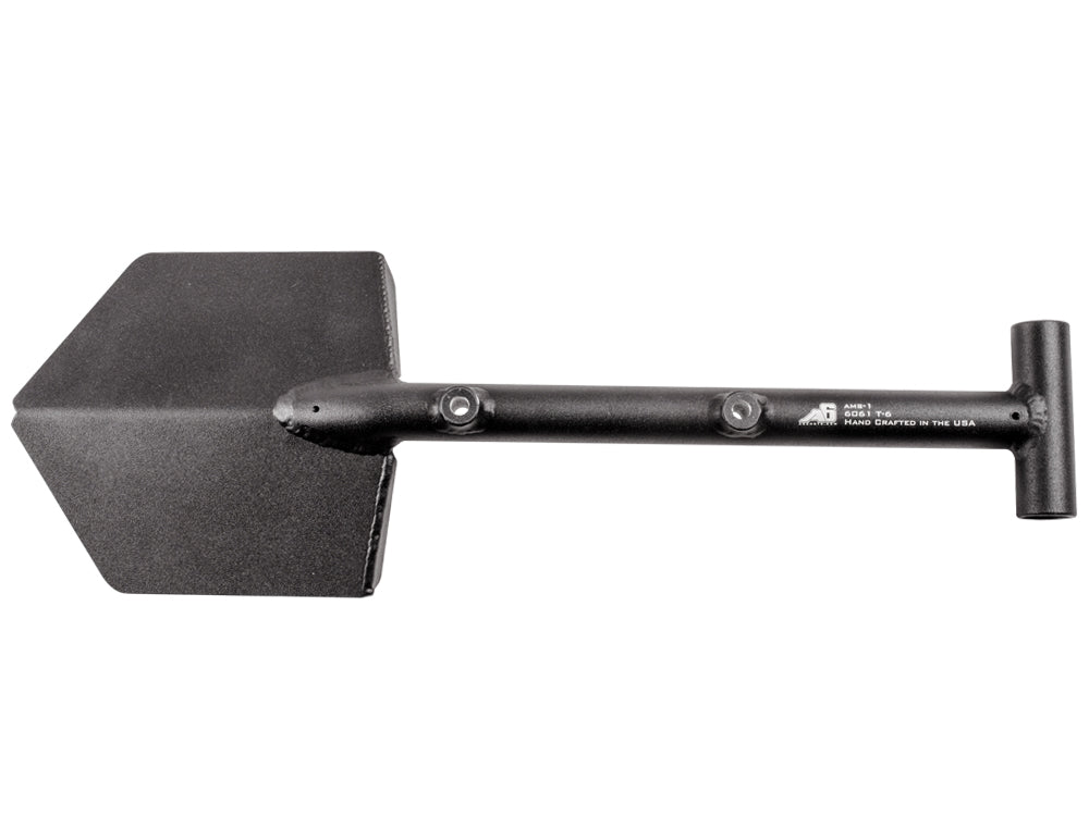 Agency6.com A6™ Adventure Mini Shovel (AMS-1) - BLACK