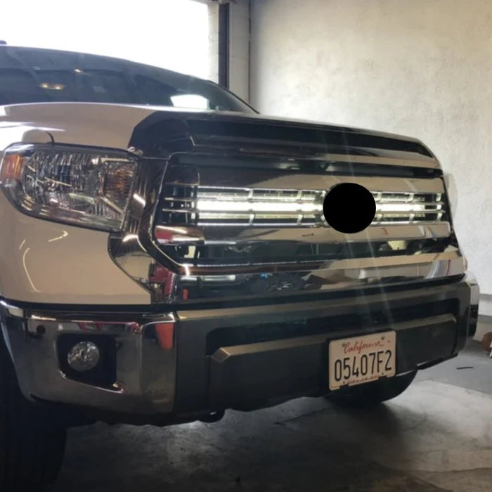 Cali Raised LED 42" Hidden Grille Curved LED Light Bar Mounting Brackets for Tundra (2014-2021)