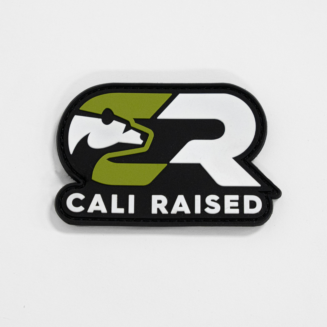 Cali Raised LED CR Logo PVC Patch