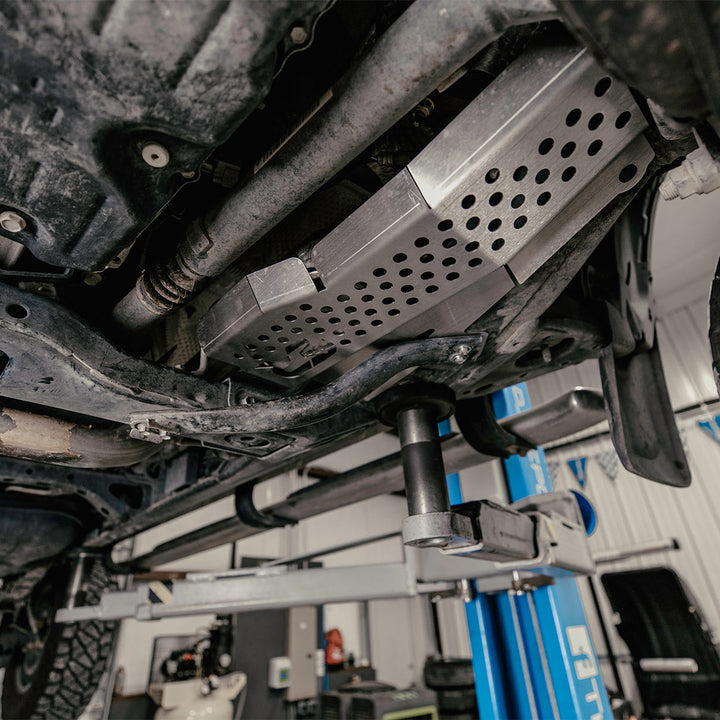 Cali Raised LED Catalytic Converter Shield For Tacoma (2016-2023)