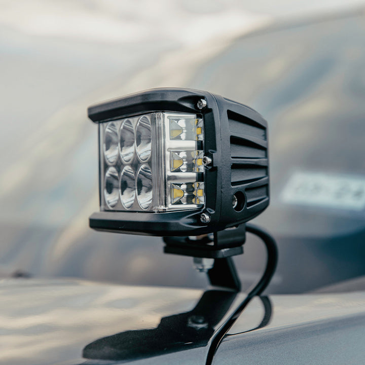 Cali Raised LED Low Profile Ditch Light Brackets Kit For Tundra (2022+)