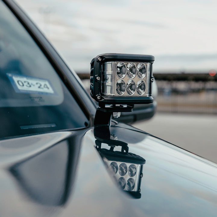 Cali Raised LED Low Profile Ditch Light Brackets Kit For Tundra (2022+)