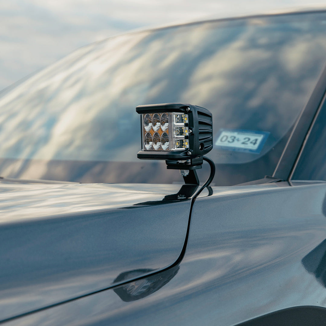 Cali Raised LED Low Profile Ditch Light Brackets For Tundra (2022+)