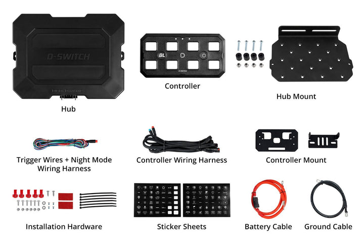 Diode Dynamics D-Switch Hub Mounting Kit for Tacoma (2024+)