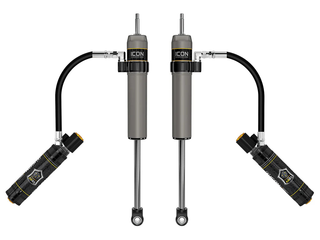 Icon 0-3” Lift, Rear, V.S. 2.5 Aluminum Series Shock Absorbers, Remote Reservoir W/ CDEV, Pair for 4Runner (2025+)