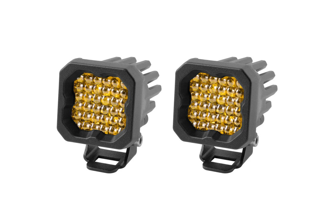 Baja 686 Industries LLC DD SSC1 Led vent cover (Matte Black) + Diode Dynamics SSC1 Sport for Tacoma (2024+)