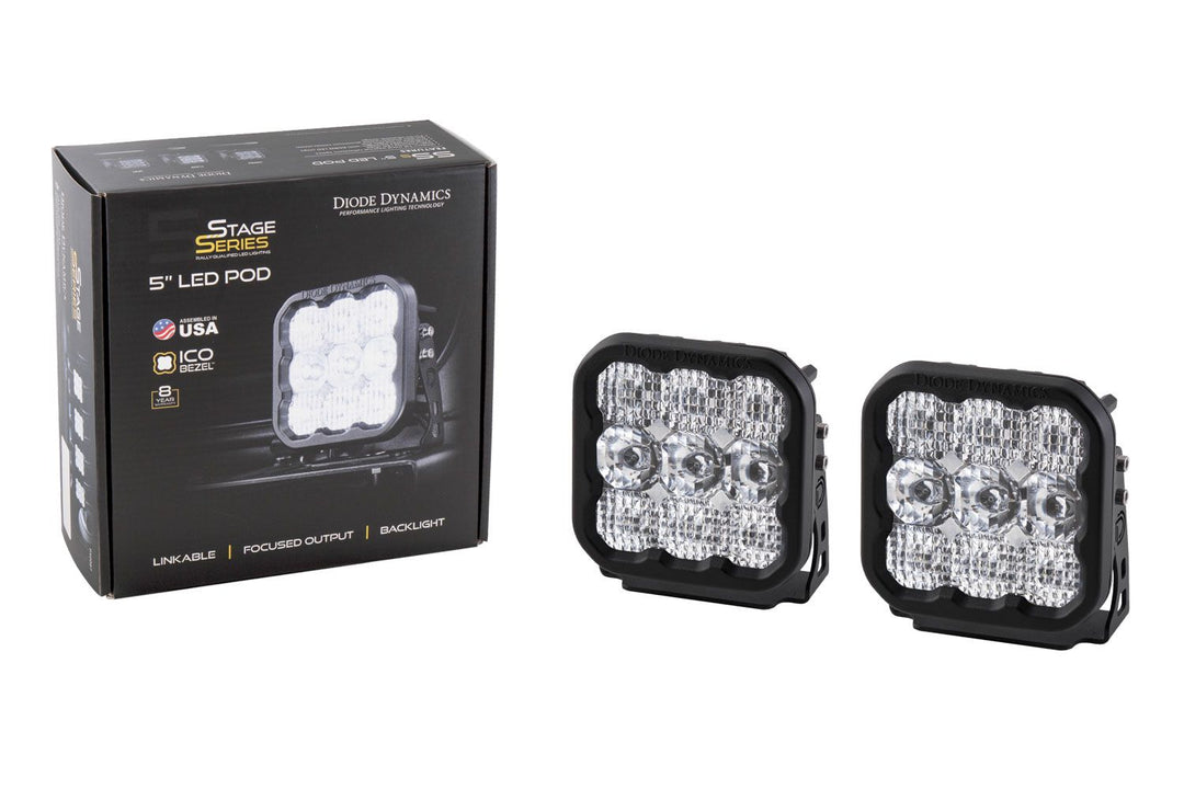 Diode Dynamics SS5 White LED Pod (pair)