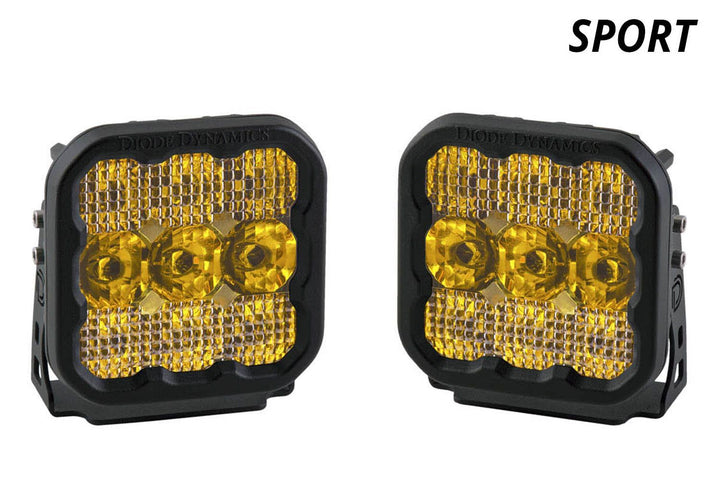 Diode Dynamics SS5 Yellow LED Pod (pair)