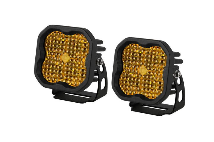Baja 686 Industries LLC DD SS3 Led vent cover (Matte Black) + DD SS3 PRO Led Pod pair for Tacoma (2024+)