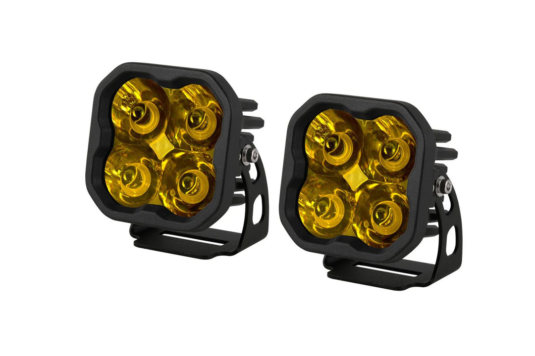Baja 686 Industries LLC DD SS3 Led vent cover (Matte Black) + DD SS3 PRO Led Pod pair for Tacoma (2024+)